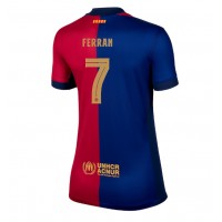 Maglia Calcio Barcelona Ferran Torres #7 Prima Divisa Donna 2024-25 Manica Corta